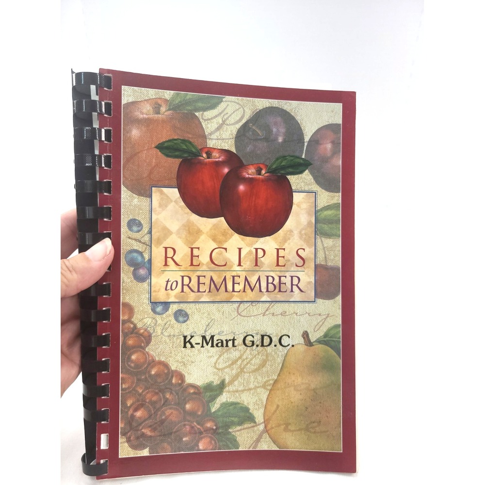 Recipes To Remember Cookbook K-Mart GDP 2001